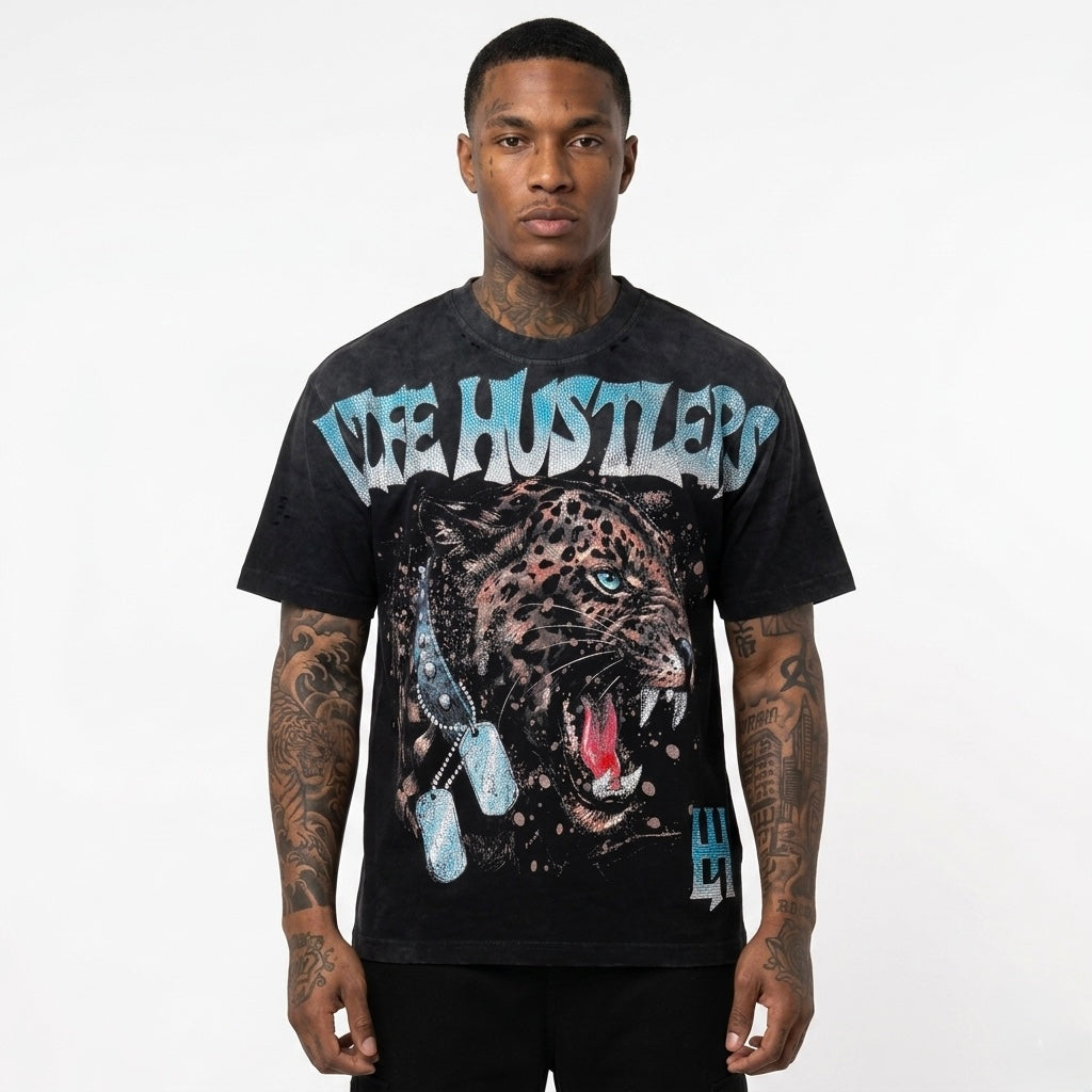 Life Hustlers “Leopard” Black