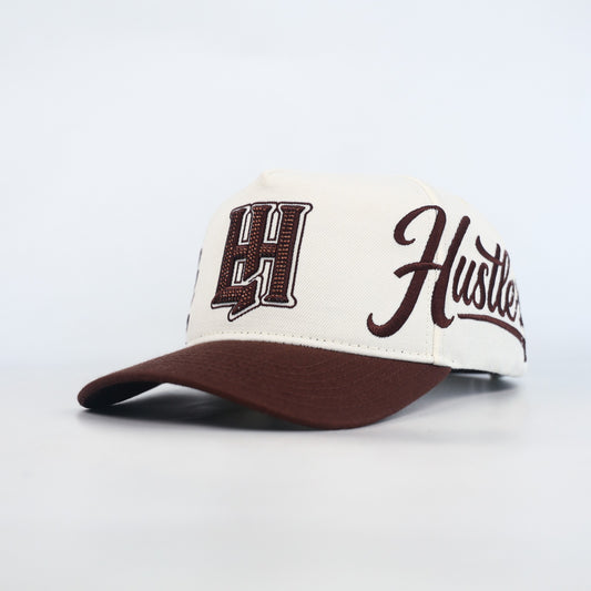LH Hat Cream Brown