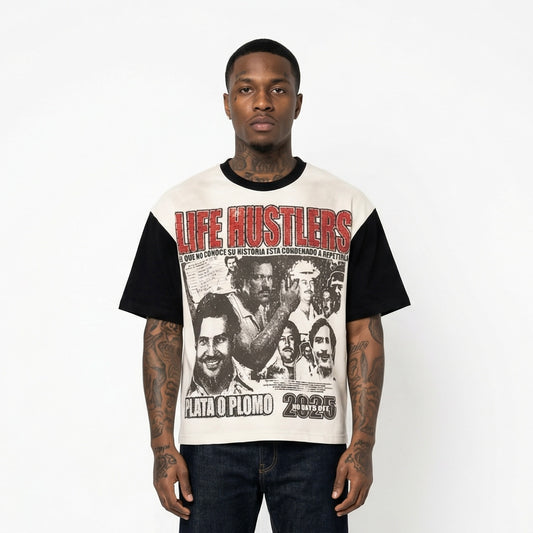 Life Hustlers “ Plata o plomo” shirt