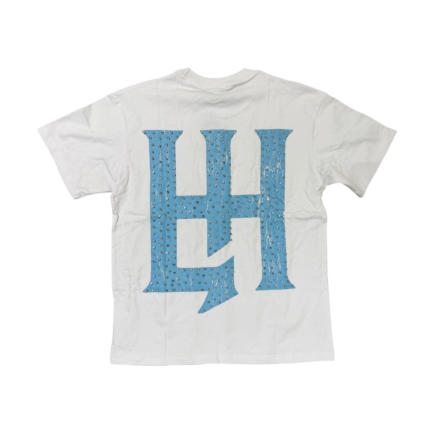 Life Hustlers “BASIC TEE ” White and Blue