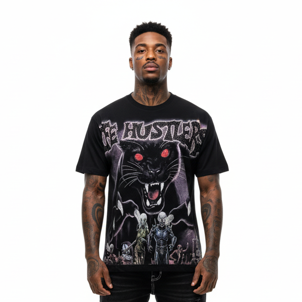 Life Hustlers “Black Panther t shirt”
