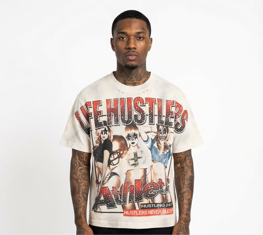 Life Hustlers “Football Girls White”