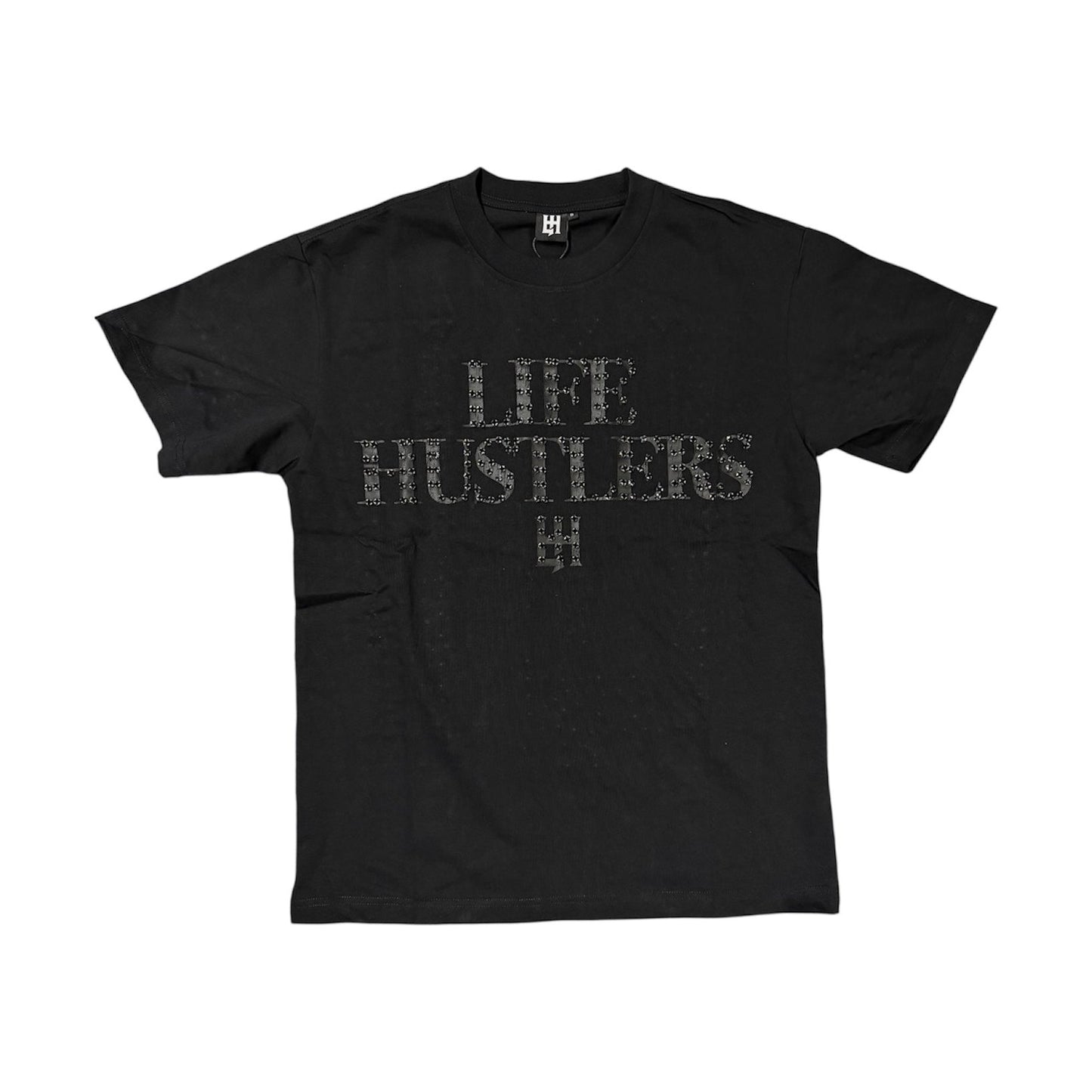 Life Hustlers “BASIC TEE ” Black on Black