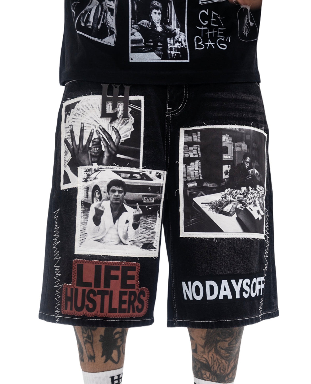 Lh Jean Short black